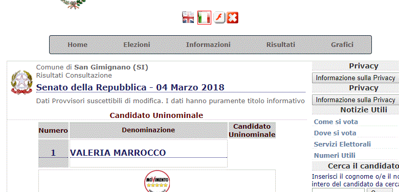 nuovo menu